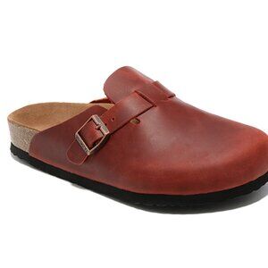New Brand Birkenstock Boston Oiled Leather Clogs Unisex